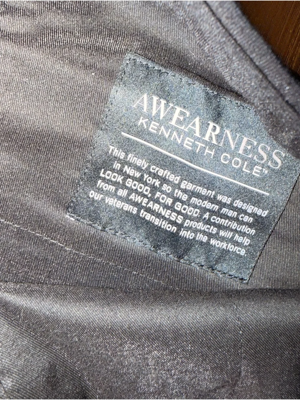 Kenneth Cole Black Men's Dress Pants - Straight Leg